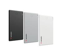 Verbatim My Finder Wallet Tracker - Lot de 3 localisateurs de Cartes Bluetooth Fins et Rechargeables pour Portefeuilles, étiquettes de Bagages et Plus Encore, Compatible avec Apple Find My (iOS