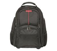 Verbatim Paris - Sac à dos à roulette pour notebook 17''- Valise à roulettes affaires avec grand compartiment pour vêtements & poche RFID protégée - Sac à dos trolley 2 en1 - rembourré