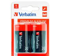Verbatim Pile Alcaline 1x2 Mono D Lr 20 49923