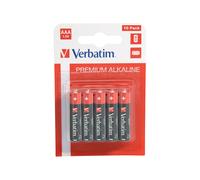 Verbatim Piles Alcalines AAA - 1.5V, Lot de 10, Dimensions 44.5mm x 1.05cm, Poids 11g, Référence 49874