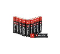 VERBATIM Piles alcalines AAA LR03 (Pack de 10)