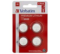 Verbatim Batterie CR2025 3V 160mAh – Lithium – Pack de 4