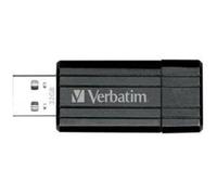 Verbatim Micro-clé USBPinStripe de 32 Go - noire