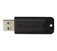 Verbatim Clé USBPinStripe 3.0 de 256 Go - Noire