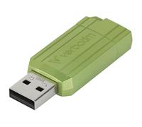 Verbatim PinStripe lecteur USB flash 128 Go USB Type-A 2.0 Vert