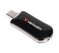 Verbatim Plectra USB-C Flash Drive Black 256GB, W129015933 (Black 256GB)