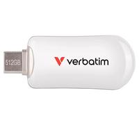 Verbatim Plectra USB-C Flash Drive White 512GB, W129015927 (White 512GB)