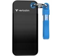 Verbatim Pocket 2 To USB Type-C 3.2 Gen 2 (3.1 Gen 2) Noir, Bleu SSD externe
