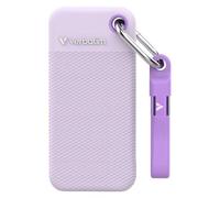 Verbatim Pocket - Color Edition - SSD - 1 To - porte-clé avec attachement à câble - externe (portable) - M.2 - USB 3.2 Gen 2 (USB-C connecteur) - violet