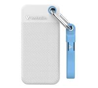Verbatim Pocket - Color Edition - SSD - 1 To - porte-clé avec attachement à câble - externe (portable) - M.2 - USB 3.2 Gen 2 (USB-C connecteur) - blanc