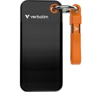Verbatim Pocket Ssd 1 To External Drive - Porte-clés avec câble Usb-C 3.2 Gen.2 Noir/Orange/Noir-Orange 32193