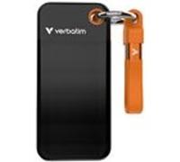 Verbatim Pocket - SSD - 1 To - porte-clé avec attachement à câble - externe (portable) - M.2 - USB 3.2 Gen 2 (USB-C connecteur) - noir/orange Noir/orange, Noir, Orange G