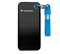 Disque SSD externe Verbatim Pocket - 128Go (Noir/Bleu)