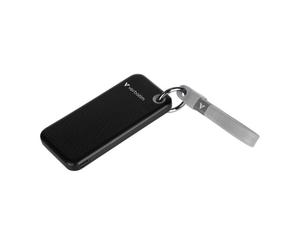 Verbatim Pocket SSD 2To avec porte-clés fixation du câble - Noir/Gris