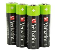 Verbatim Batterie Premium AA (HR6) NiMH 4 x 2500 mAh 1,2V préchargées, faible autodécharge