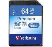 Verbatim Premium - Carte mémoire flash - 64 Go - Class 10 - SDXC Multicolore G
