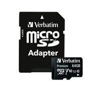 Verbatim Premium mcmoire flash 64 Go MicroSDXC Classe 10 ( 44084 )