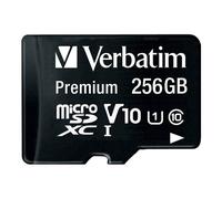 Verbatim Carte microSDXC Premium U1 256 Go UHS-I Classe 10 - Neuf