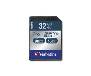Verbatim Pro 32 Go SDHC UHS Classe 10