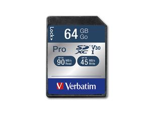 Verbatim Pro 64 Go SDXC UHS Classe 10