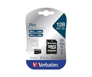 Verbatim Pro - Scheda Di Memoria Flash (adattatore Da Microsdxc A Sd Incluso)