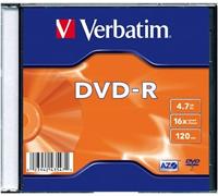 Verbatim Płyta Dvd-R 4.7Gb 16X Azo Srebrny/Matt Silver 1Szt 43547