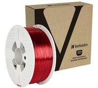 Verbatim Filament PETG 55054 1,75 mm 1 kg Rouge transparent