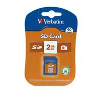 Verbatim Secure Digital (SD) Carte mémoire 2 Go