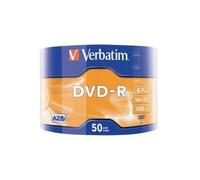 Verbatim DVD-R 4,7 Go (120 minutes) 16x – 50 disques – surface argent mat – spindle