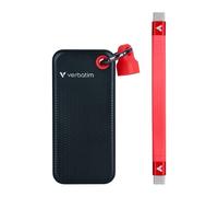 Verbatim SSD externe Pocket 2 To M.2 USB 3.2 Gen 2 (USB‑C) Noir/Rouge