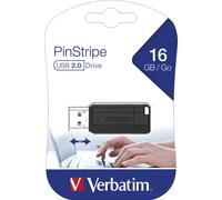 Verbatim Store n Go 16GB Pinstripe USB 2.0 noir