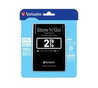 Verbatim Disque dur portable USB Store 'n' Go 3.0, 2 To, noir