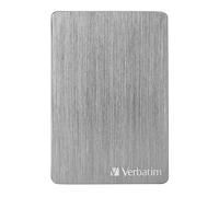 Verbatim Store 'n' Go ALU Slim,1 to, Space Grey, Disque Dur Externe, USB 3.2 GEN 1, Disque Dur Externe en Aluminium, pour Windows & Mac OS X, Disque Dur Portable