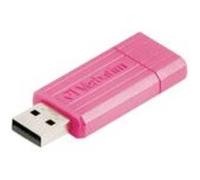 Verbatim Micro-clé USBPinStripe de 32 Go - rose fuchsia