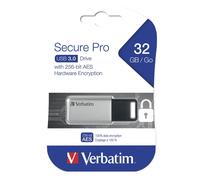 Verbatim Store 'n' Go Secure Pro - Clé USB à mémoire flash - cryptée - 32 Go - USB 3.0