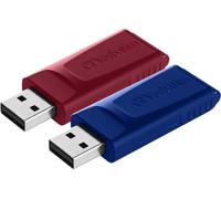 Verbatim Slider Clé USB 32 GB rouge, bleu 49327 USB 2.0