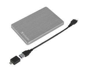 Verbatim Store 'n' Go Slim - Disque dur - 2 To - externe (portable) - USB 3.2 Gen 1 - gris sidéral