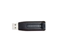 Verbatim Store 'n' Go V3 64Go USB 3.2 Gen 1 (3.1 Gen 1) Type-A, Noir/Gris, Température 0-60°C, Compatible Windows/macOS/Linux, Réf: 49174