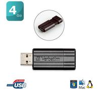 Verbatim Clé USB Store'n'go PinStripe 4 Go USB 2.0 Noir