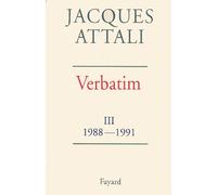 Verbatim - Tome 3, Chronique Des Années 1988-1991