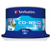 Verbatim Tour de 50 CD-R 700 MB Super AZO WIDE-Printable