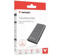 Verbatim TurboMetal SSD USB4 1TB 1 To USB Type-C USB4 Gen 2x2 Argent