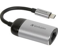 Verbatim 49146 station d'accueil USB 3.2 Gen 1 (3.1 Gen 1) Type-C Noir, Argent