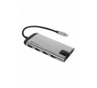 Station d'accueil portable USB-C 3.0 Verbatim Multi-Port (Argent)