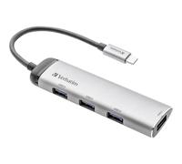 Verbatim Hub Multiports USB-C 4 ports USB 3.2 Gen 1