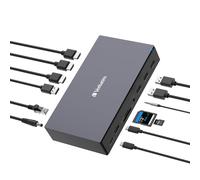 Verbatim USB-C Pro Station d'accueil 17 en 1 Hub multiport vers HDMI 4K et 8K, U
