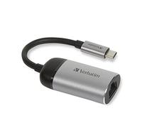 Verbatim 49146 station d'accueil USB 3.2 Gen 1 (3.1 Gen 1) Type-C Noir, Argent