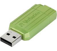 Verbatim USB DRIVE 2.0 PINSTRIPE Clé USB 128 GB Eucalyptus, vert 49462 USB 2.0