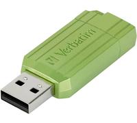 Verbatim USB DRIVE 2.0 PINSTRIPE Clé USB 32 GB Eucalyptus, vert 49958 USB 2.0