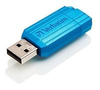 Verbatim USB DRIVE 2.0 PINSTRIPE Clé USB 64 GB bleu 49961 USB 2.0 G